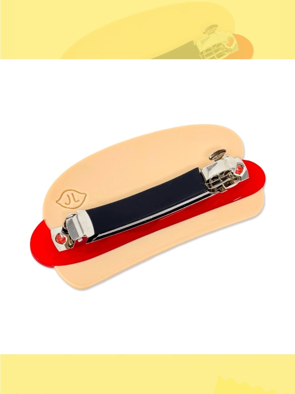 Jenny Lemons Hot Dog French Barrette - Picture 2 of 5